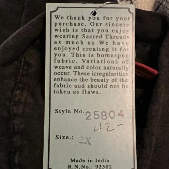 Patched Black Button-Up Shirt - Picture 8 of 8